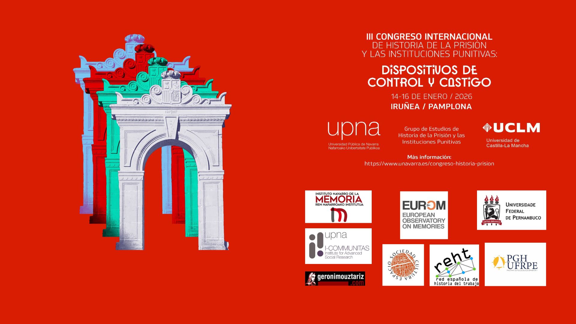 Call for Papers del Congreso: “Dispositivos de control y castigo", hasta el 14 de marzo